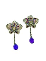 Ohrringe Sommer Gioielli Dame FLOWER in Weißgold Diamante 0.86 Ct OR ORCHIDEE - OR ORCHIDEE